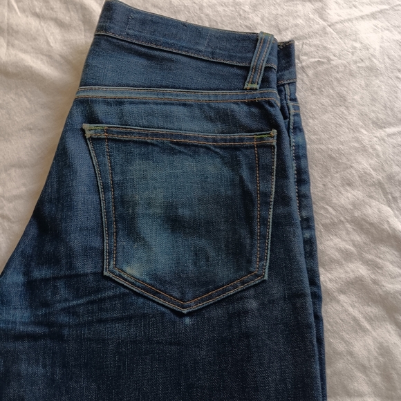 Imogene + Willie Selvage Denim Jeans Button Fly Slim Straight Fit Made In USA 26 - Picture 14 of 14